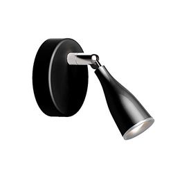 V-TAC Lámpara de Pared LED 4,5 W, Wall Light, Negro, 3000 K