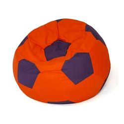 GO GIFT zitzak, rood, violet, Oxford-voetbal