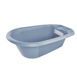Rotho Babydesign Bella Bambina Baignoire pour bébé, bleue, spécialement pour bébés et enfants, idéale pour un bain sûr et confortable