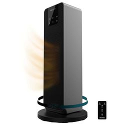 Cecotec Staande Elektrische Verwarming ReadyWarm 2000 Max Ceramic Rotate Smart 2000W, digitaal scherm, touch bediening en afstandsbediening, oscillatie, 3 bedrijfsmodi instelbare thermostaat, 20m2