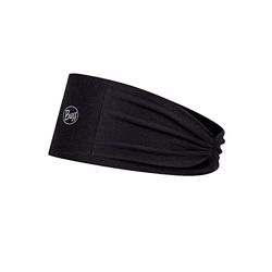 Buff Avsmalnande pannband solid svart unisex en storlek