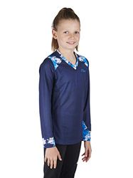 Dolphin Kick, t Shirt Ragazza, Blu Navy, 8 Anni