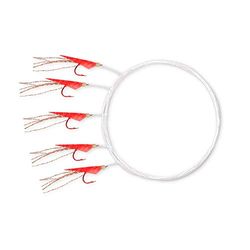 Zebco Z-Sea Holografix haringsvoorvak, Red Fish Skin, 1,40 m