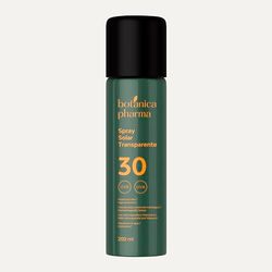 Botanicapharma Spray Solar Transparente | SPF30 | Protección UVB y UVA | 200 ml | Propiedades antioxidantes | Resistente al agua | Textura fluida y ligera
