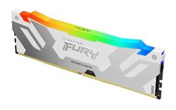 Kingston FURY Renegade DDR5 RGB Argent/Blanc XMP 16Go 8000MT/s CL38 DIMM Mémoire pour PC de Gamer Module Simple - KF580C38RWA-16