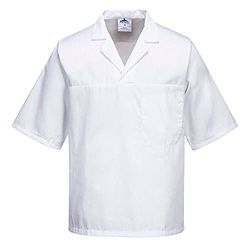 troues a102-s Bakers Shirt, Maat: klein, 86,4 cm 96,5 cm