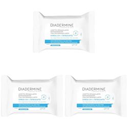 Diadermine Lingettes Démaquillantes Express 3-en-1 40 lingettes. (Lot de 3)
