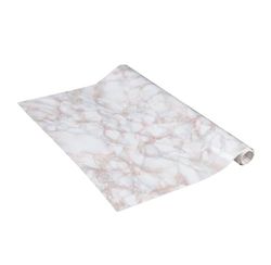 Venilia Folha adesiva, mármore rosa aspto pietra rosa, 67,5 cm x 3 m, espessura 95 μ, vinil autocolante para móveis ou cozinha, papel de parede decorativo, PVC sem ftalatos, fabricado na UE