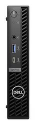 Dell OptiPlex 7020 - Micro - Core i5 12500T / 2 GHz - RAM 16 Go - SSD 512 Go - NVMe, classe 25 - UHD Graphics 770-1GbE, Bluetooth, 802.11a/b/g/n/ac/ax (Wi-Fi 6E) - Win 11 Pro - Noir