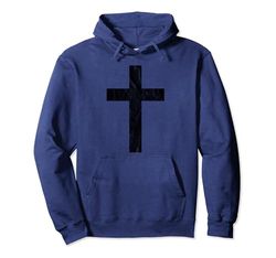 La Cruz Cristiana - Símbolo De La Fe En Jesucristo - vintage Sudadera con Capucha