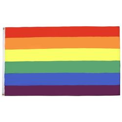 AZ FLAG Bandiera Arcobaleno 90x60cm - Bandiera Gay - Rainbow Flag 60 x 90 cm