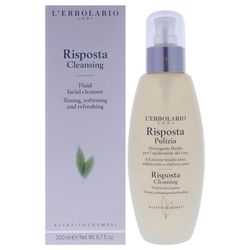 LErbolario Risposta Fluid Facial Cleanser, 200 ml - Facial Cleanser - Low-Foam Gel - Removes Makeup - Moisturizing and Nourishing - Cruelty-Free
