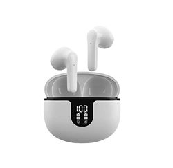 Quality Park Bluetooth in-ear, hoofdtelefoon, draadloos, Bluetooth 5.2, hifi-stereogeluid, IPX7 waterdicht, draadloze hoofdtelefoon, touch-control, ruisonderdrukking, Bluetooth 40H speeltijd