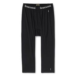 Smartwool Men's Classic All-Season Merino Base Layer 3/4 Bottom, Black, XL
