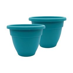 The HC Companies Fioriere, verde acqua polverosa, 35,6 cm (confezione da 2)