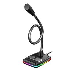 VARR Mikrofon RGB Desktop USB [45573]