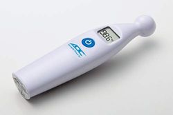 ADC Adtemp 427 digitale koortsthermometer, niet-invasief en binnen 6 seconden af te lezen. Geschikt voor baby's, pasgeborenen, kinderen en volwassenen. ,Wit