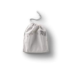 Bonamaison Impreso Algodón Bolsas con Cordón, Bolsa con Cordel para el Hogar y el Almacenamiento de Verduras, Bolso de Compras, Plegable, Ecologica, Reutilizables, Tamaño: 40x50 Cm