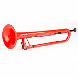 pBugle fanfare in Bb, ABS kunststof, rood