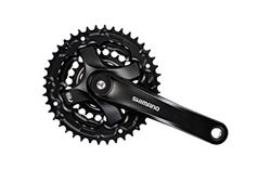 SHIMANO Fc-ty501 Cuadrado 6/7/8 aumentos Manivelas, Unisex, Negro, 175 mm