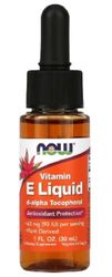 Now Foods - Vitamin E Liquid 60mg | Soutien antioxydant à haute dose - 30 ml