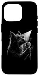 Scottish Terrier Singing Vocalist Singer Dog Lover Case for iPhone 16 Pro