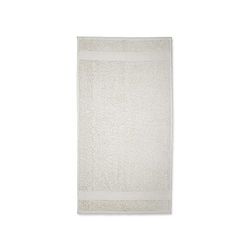 Gratis handdoek van 100% katoen beige 30 x 50 cm.