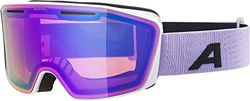 ALPINA Unisexe - Adulte, NENDAZ Q-LITE Lunettes de Ski, white-lilac matt, One Size