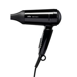 Braun Satin Hair 3 HD350 Style&Go - Secador de viaje, color negro
