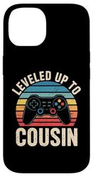 funny leveled up to cousin video gamers gaming controller Case for iPhone 14