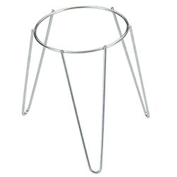Sauvic 03065 Bloempotstandaard met verzinkte poten, staal, 18 cm