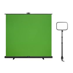 Elgato Studio Set Bundle - Extra Wide Chroma Key panel, Professional Studio Light for Streaming, Video Conferencing, on Instagram, YouTube, TikTok, Zoom, Teams, OBS, PC/Mac/iPhone/Android