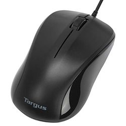 Targus 3-Button USB Optical Mouse, Black (AMU30EUZ)
