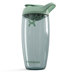 Promixx PURSUIT bouteille shaker de protéines de qualité supérieure pour shakes complémentaires – facile à nettoyer et durable, 950 ml, Vert Jonc de Mer.