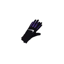 Nike dam lätta tech löparhandskar black/psychic purple/silver Large