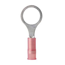 Ancor 230204 Marine Grade Elektrische Nylon Geïsoleerde Dubbele Crip Trechter Entry Ring Terminals met Isolatie Grip (22 tot 18 gauge, maat 1/4 schroef, 5-Pack)