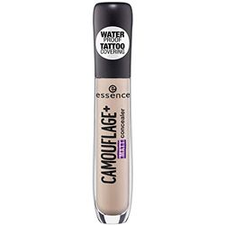 essence CAMOUFLAGE+ matt concealer, nr 20, naken, matt, vegan, oljefri, vattentät, utan alkohol, 1-pack (5 ml)