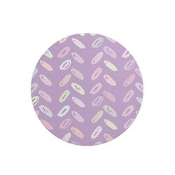 Questo Casa, Round Digital Printed Mouse Pad, Non-Slip Base, for Office and Home, Diameter:22cm