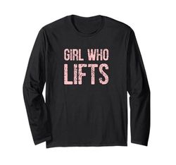 Girl Who Lifts Fitness Gym Pesas Manga Larga