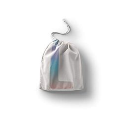 Bonamaison Impreso Algodón Bolsas con Cordón, Bolsa con Cordel para el Hogar y el Almacenamiento de Verduras, Bolso de Compras, Plegable, Ecologica, Reutilizables, Tamaño: 12x15 Cm