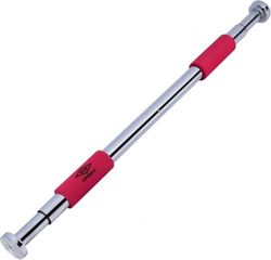 Umbro Optrekstang - max. 100 kg - verstelbaar 62 tot 100 cm - wand- en deurkozijn montage 62-85 cm - schuimrubberen handgrepen