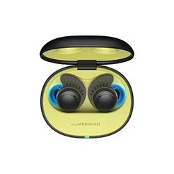 LG TONE-TF7Q - Auriculares Deportivos True Wireless con Bluetooth 5.2, Cancelación de Ruido y Autolimpieza, Resistencia al Agua, Tecnología Meridian, Triple Micrófono, Batería hasta 24h, Negro/Lima