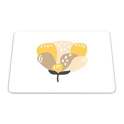 Bonamaison, Tapis de Souris Rectangle Imprimé Numériquement, Fond Antidérapant, pour Bureau et Maison, Taille: 22x18cm