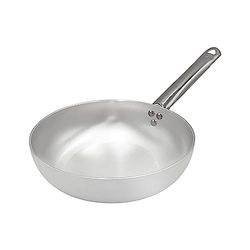 Pentole Agnelli ALMABATT03 Bis Pans In Aluminum with Steel Handle, Diameters 24 and 28 cm