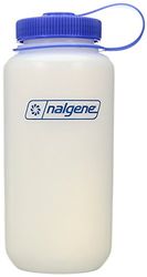 Nalgene Aufbewahrungsdosen HDPE-Flasche, Loop-Top garrafa para beber, artigos desportivos e ao ar livre, Ultralite Weiß, 946 ml