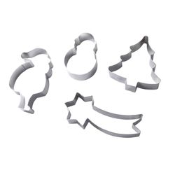 4 unità 877 310 modulo di Acciaio Inossidabile NONNETTES Natale Gobel