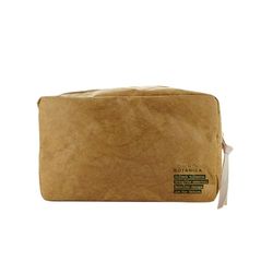 OMNIA BOTANICA - Reisetui van kraftpapier, waterdicht, veganistisch, praktisch en specialistisch, Bruin, etui