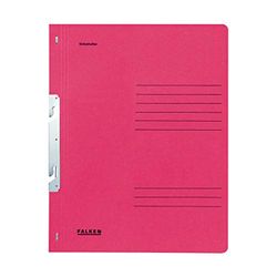Exacompta - Ref 80000896001F - FALKEN - Hook-In Bottom-Up Flat Files - A4 (210 x 297mm) in Size, Blue Angel Certified, 250gsm Recycled Manilla - Red (Pack of 50)