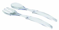 Lacor 62399- Forchetta + Cucchiaio Insalata Acrilico 30 cm