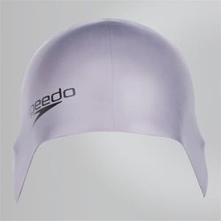 Speedo Plain Moulded Silicone Cap gorro de natação unissexo para adulto, cromado, tamanho único